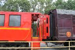 ATSF 999447 special gangway between caboose and coach